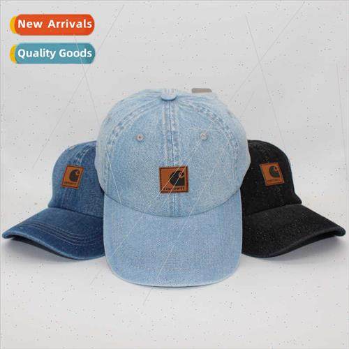 Washed old soft top cowboy duck tongue hat Korean  adjustabl