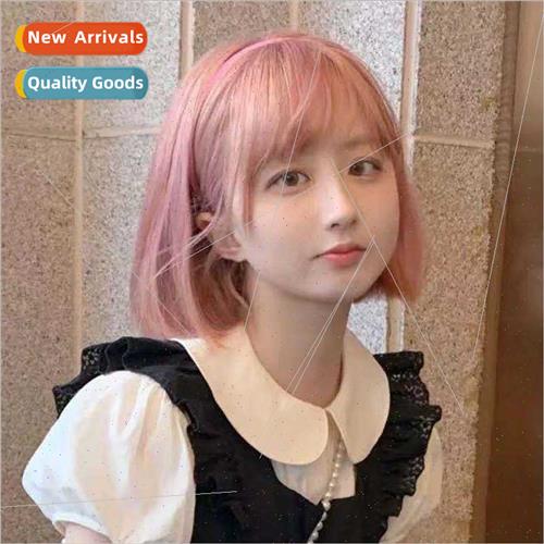 Air bangs short Korean shoulder length short hair whin o hea