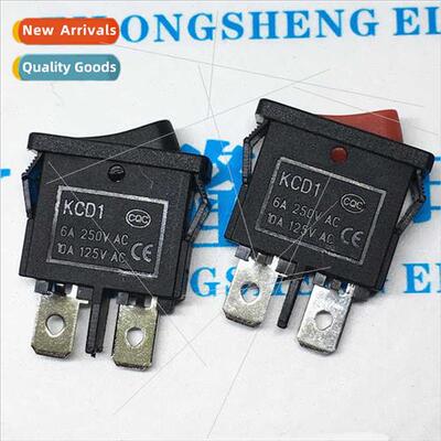 KCD1-110 Boat Swch6A250V9.5*21mm Ultra-thin Flat 2-leg 2-pos