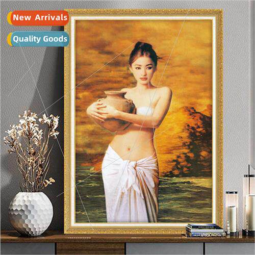 Diamond painting 2023 new modern living room entrance vertic