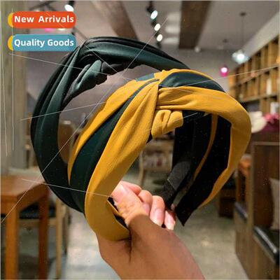 Korea new hair accessories Korean cloth striped color collis