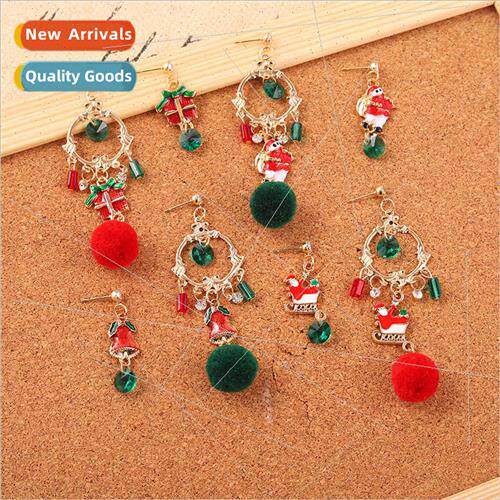 New  plush ball earrings beautifully designed cartoon cute d