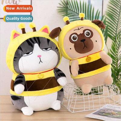 Honeybee cat plush toy pillow doll transming my royal cat gi