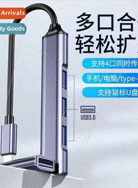 Typec docking station usb splter 3.0 hub one tow four alumin