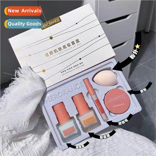 ght Face Skin Base Set Segregation Cream Pre-Lotion Foundati