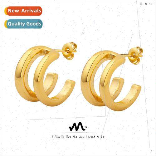 mple fashion commuter business accessories plain circle doub