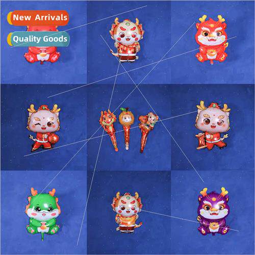 Aluminum film balloon modeling dragon balloon Chinese New Ye