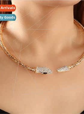 Europe snake collar collarbone chain adjustable creative sna
