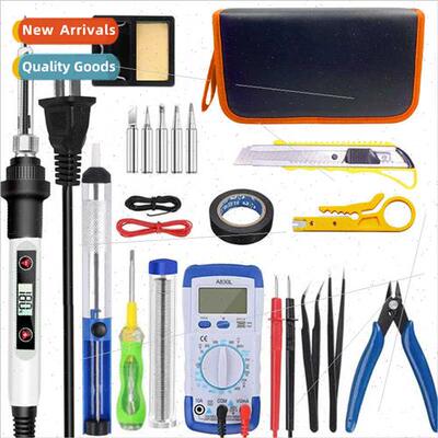 80W digal display soldering iron set internal heat adjustabl