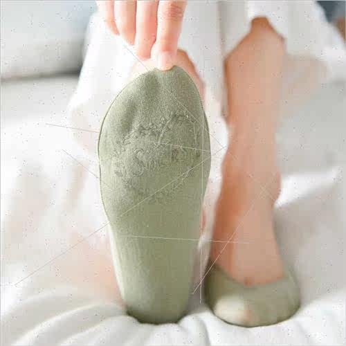 Ice silk any cut boat socks women thin shallow invisible soc