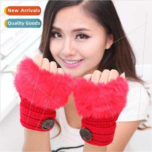 Autumn winter season knted warm women gloves new fashion wh