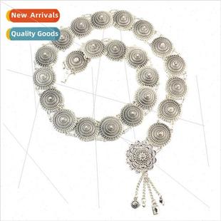 Chain Jewelry Flower Bell Bod Out Waist Hollow Fashion Beach