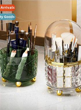 New makeup brush organizer can rotate dust eyebrow pencil br
