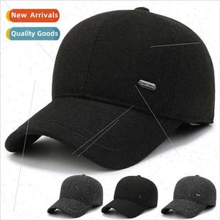 cap fall warm duck simple hat winter middle Men tongue new