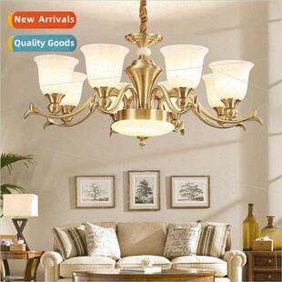 American chandelier copper lamps lanterns model house projec