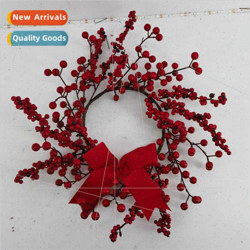 Christmas mulation Berry Wreath Home Decoration Wreath Red F