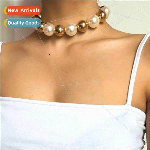 Europe popular jewelry simple imation pearl necklace ladies