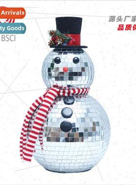 Christmas decorations creative mirror ball snowman doll ktv