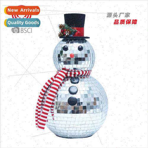 Christmas decorations creative mirror ball snowman doll ktv