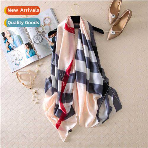 Spring summer new fashion sunscreen silk scarf female  Ameri