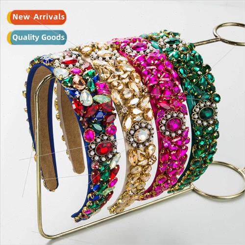 Europe new retro Cuban hair bands female senior sense pearl