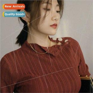 wind savi chain Europe tan snakebone cold texture ins square