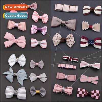 Children hair clips hair accessories materials bow headdress