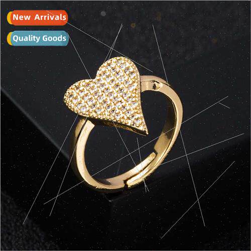 Europe fashion new copper gold-plated micro-set zirconia oil