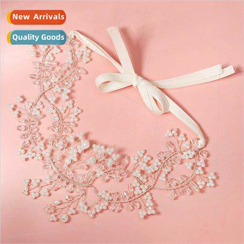 Europe vintage pearl hair ornaments handmade beaded bride br