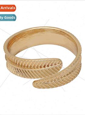 napkin ring niche design simple western restaurant leaf napk