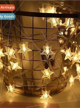 led pentagram string lights flashing lights eight function f
