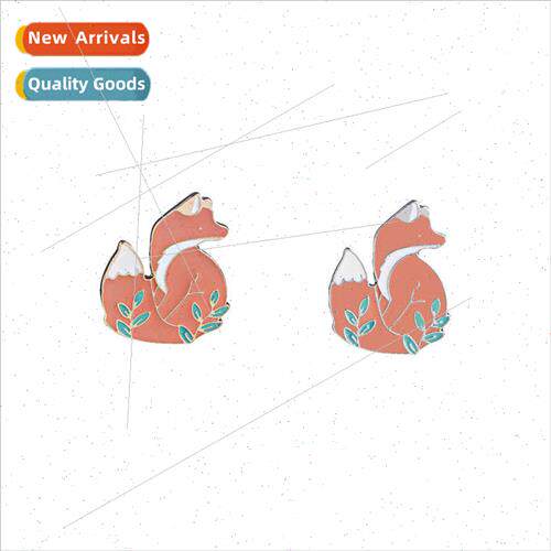 Europe summer new clothing accessories cartoon cute fox broo