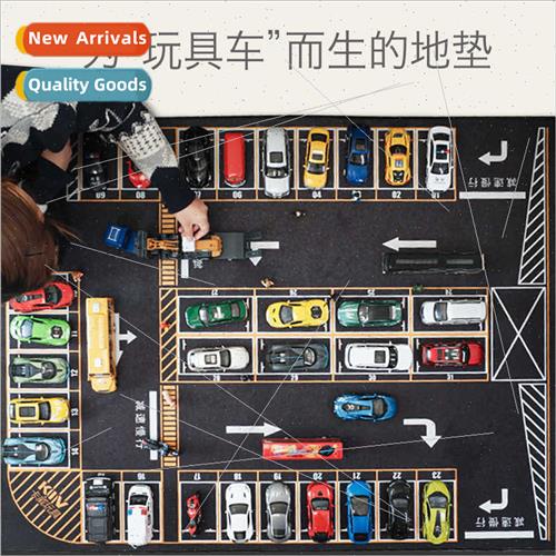 Toy car carpet children crawling floor mats doll household f
