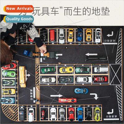 Toy car carpet children crawling floor mats doll household f