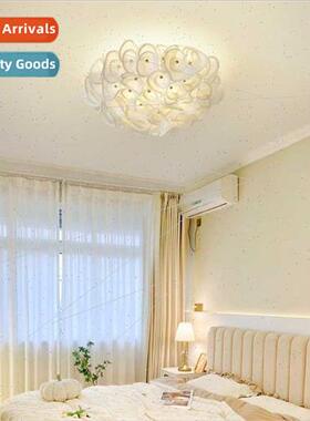 Full spectrum bedroom ceiling light cream wind French creati