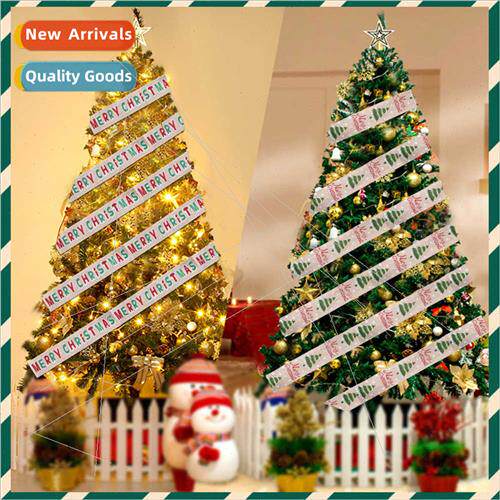 New 6.5CM Imation Hemp Christmas Ribbon  Wrapping Ribbon Chr