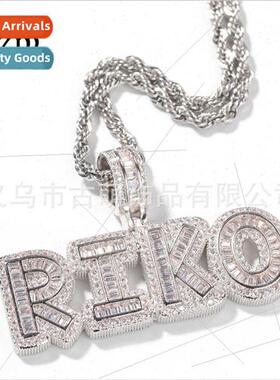 Hip Hop New Ice Candy Alphanumeric Splicing Combination Pend