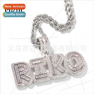 Hip Hop New Ice Candy Alphanumeric Splicing Combination Pend