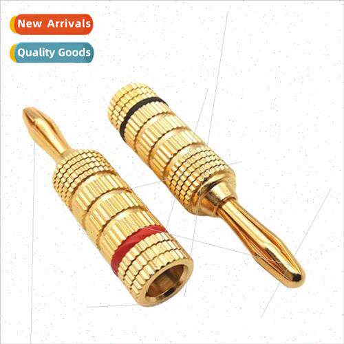 Copper 4mm Banana Plugs Speaker Cable Plugs Audio Speaker Ca