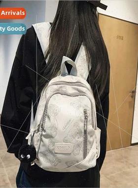 ins retro cute small schoolbag female versatile mini shoulde