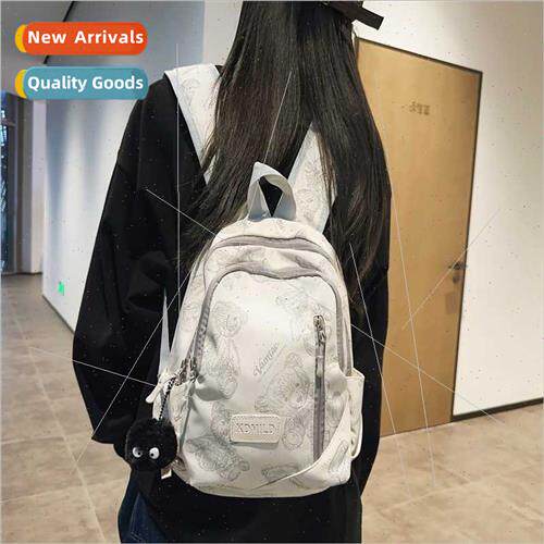 ins retro cute small schoolbag female versatile mini shoulde