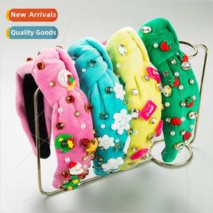 candy accessories Santa winter women new bands Autumn hair