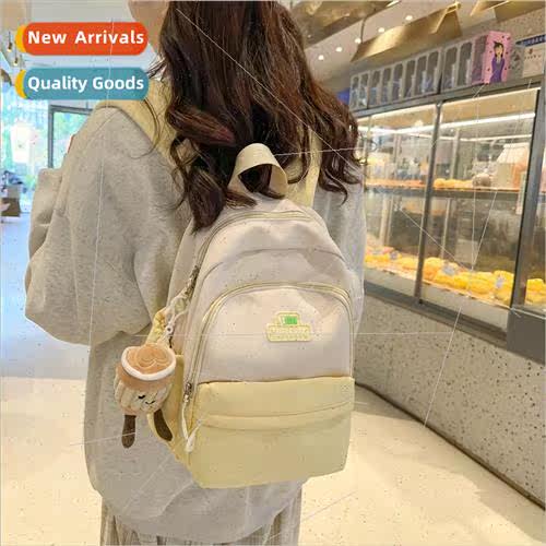schoolbag 2024 large capacy Korean casual simple shoulder ba