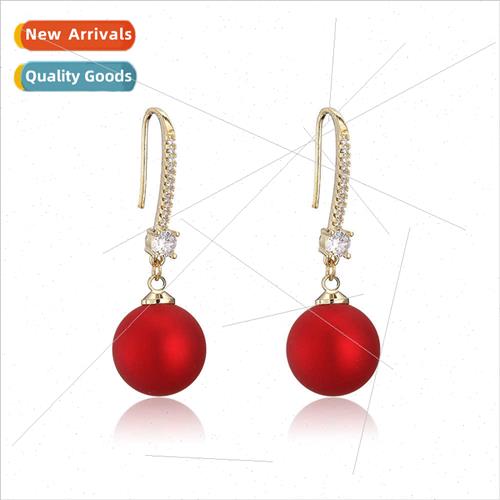 popular full diamond earrings Hundreds light luxury nightclu