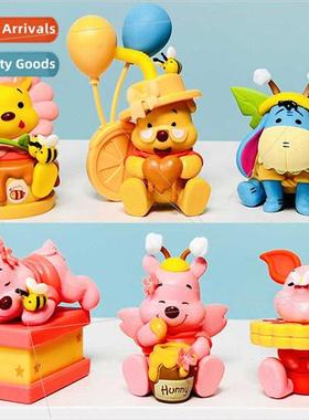 6 Winnie Pooh hpuppet Piggy Pee Jay Eeyore cute doll model l