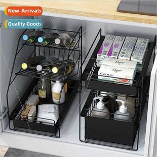 Storage Utensils Rack Cabinet Org Kchen Tiered Cleaning