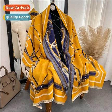 Autumn winter new women imation cashmere scarf double-sided