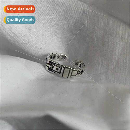 Korea niche irregular belt ring female retro do old simple s