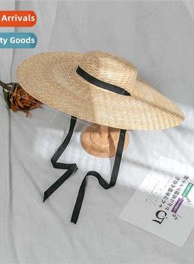 Summer Korea fine straw weaving oversized brim ladies handma