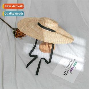 straw weaving oversized Summer ladies fine brim handma Korea